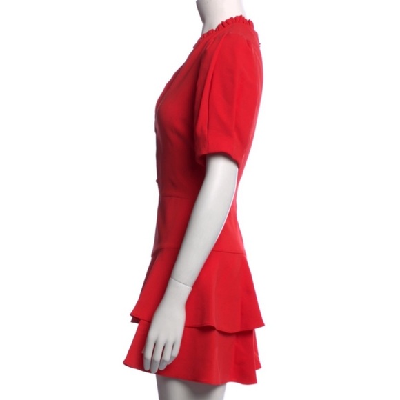 Alice + Olivia Red Romper Dress - Picture 3 of 4